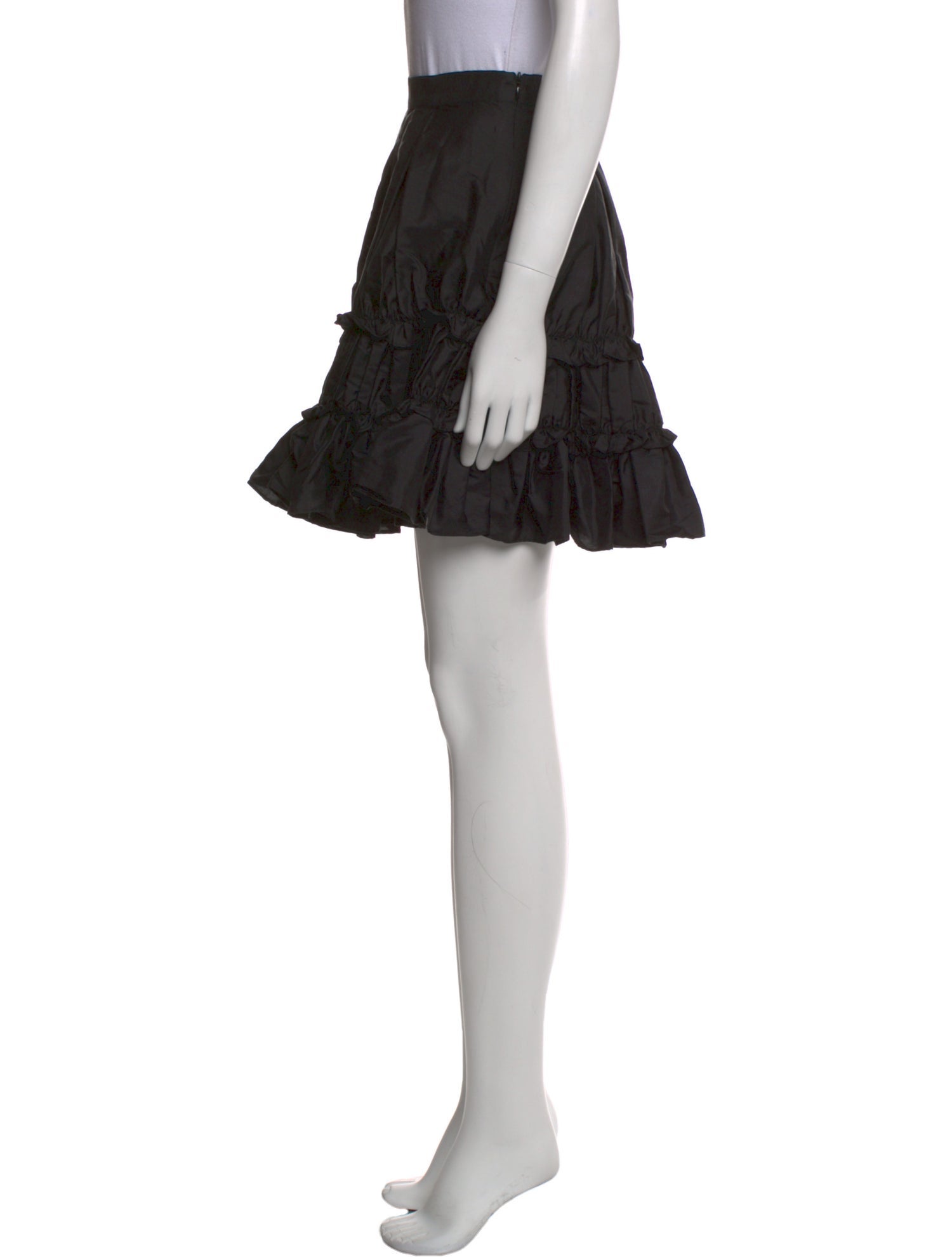 Hai Ruffle Embellishment Mini Skirt