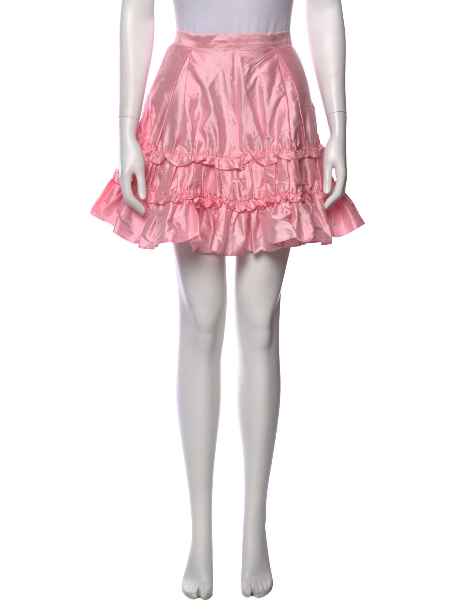 Hai Ruffle Embellishment Mini Skirt