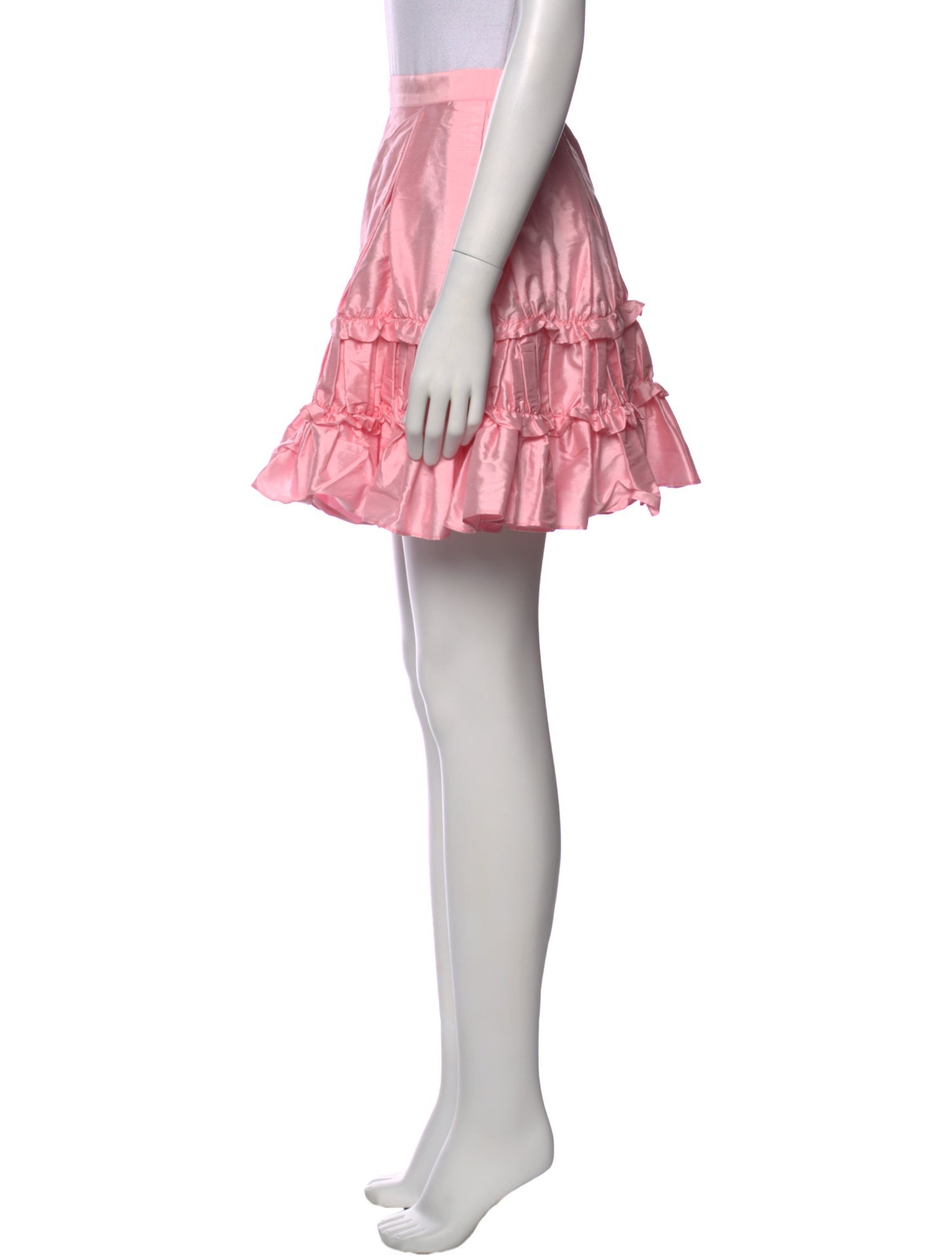 Hai Ruffle Embellishment Mini Skirt