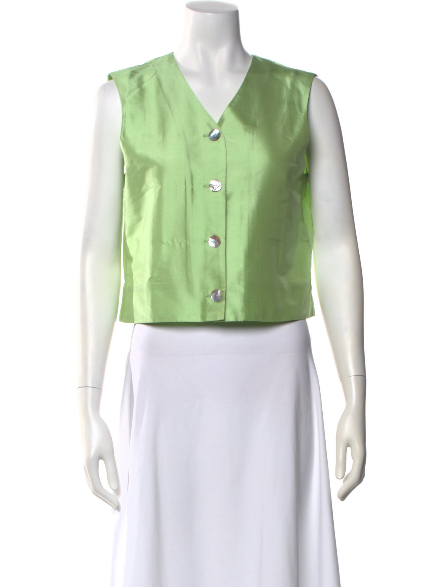 Hai Silk V-Neck Top w/ Tags