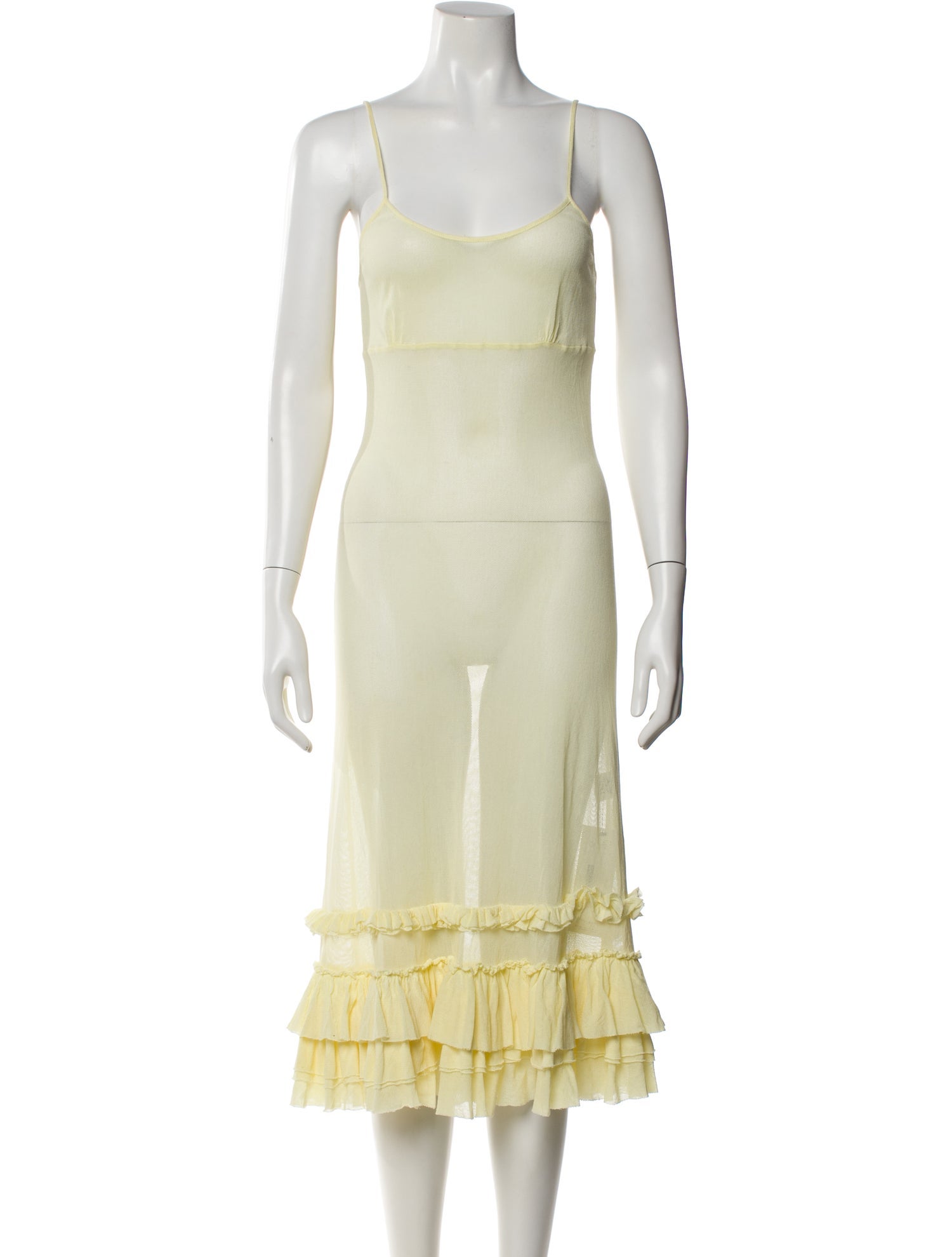 Hai Square Neckline Midi Length Dress