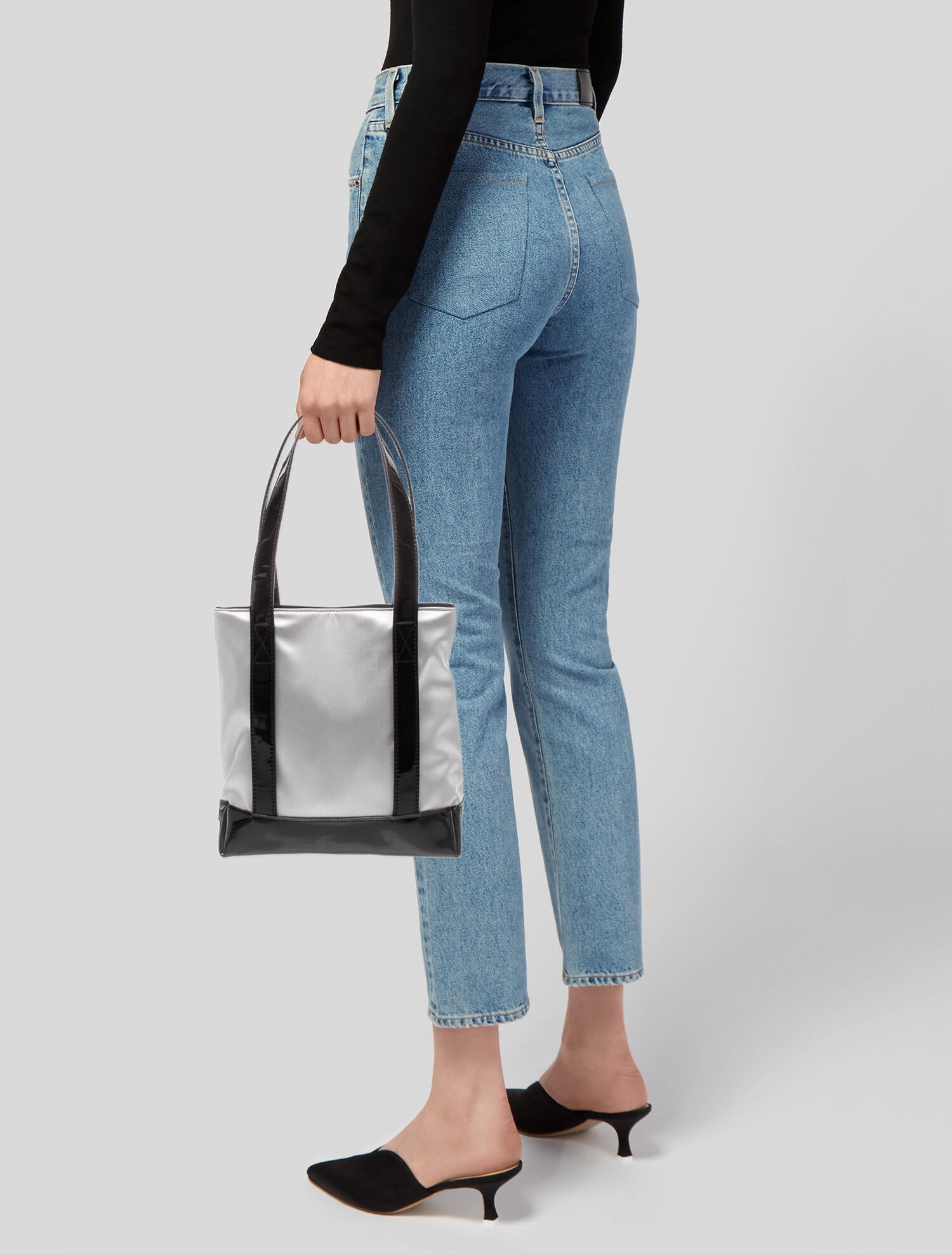 Hai Patent Leather Top Handle Bag