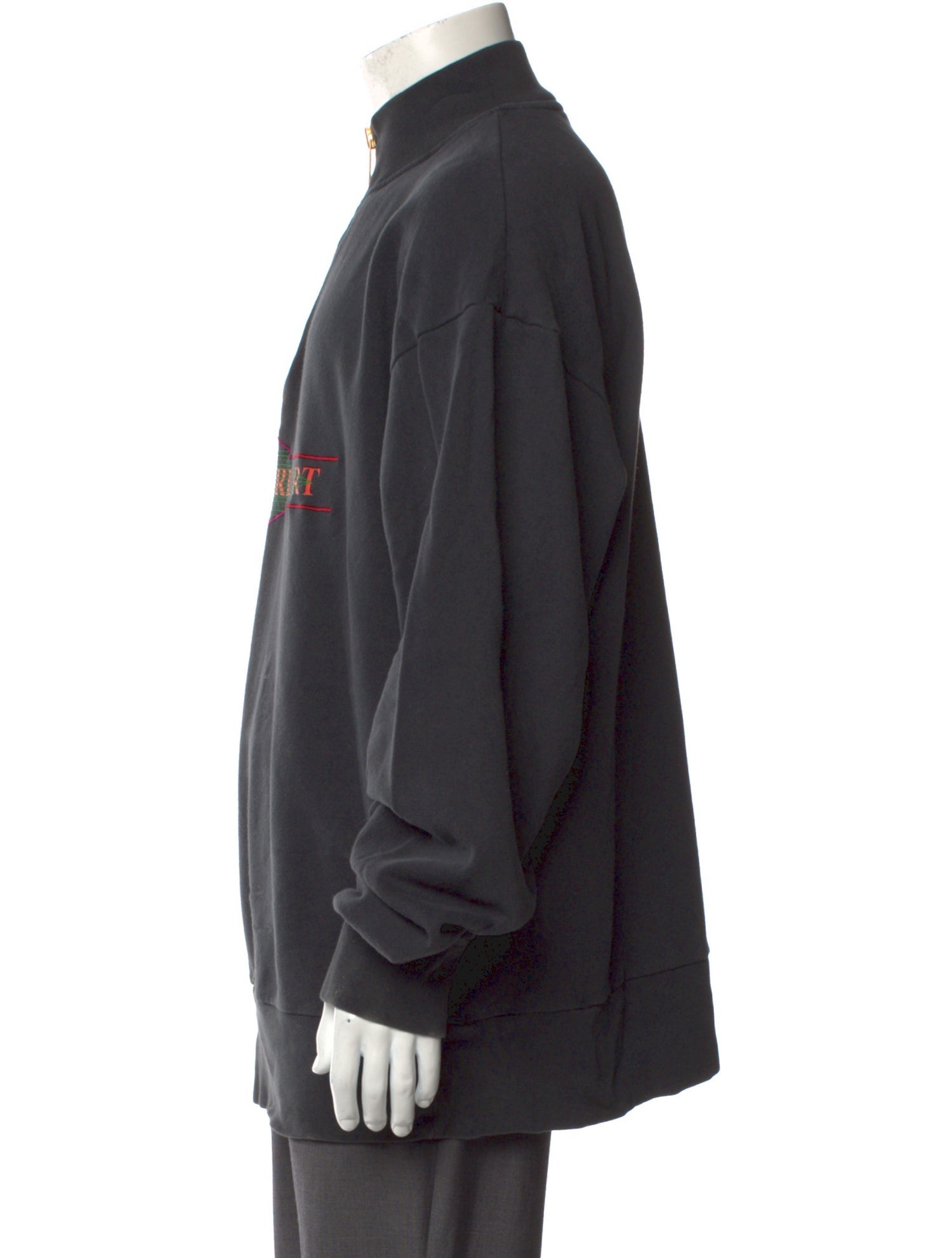 Han Kjøbenhavn Graphic Print Turtleneck Sweatshirt