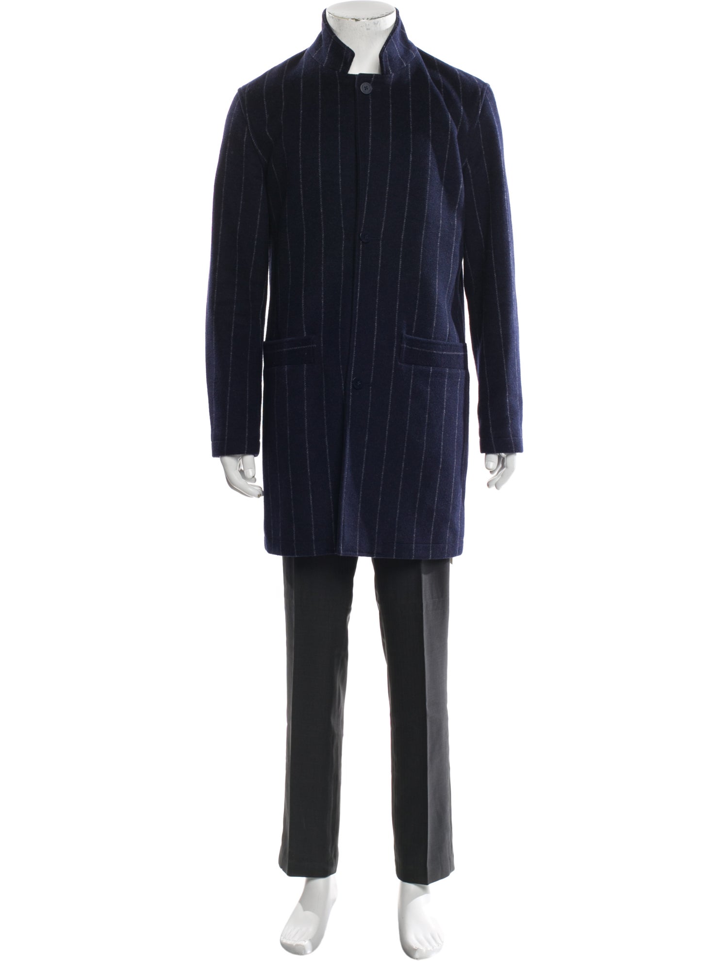 Han Kjøbenhavn Striped Overcoat