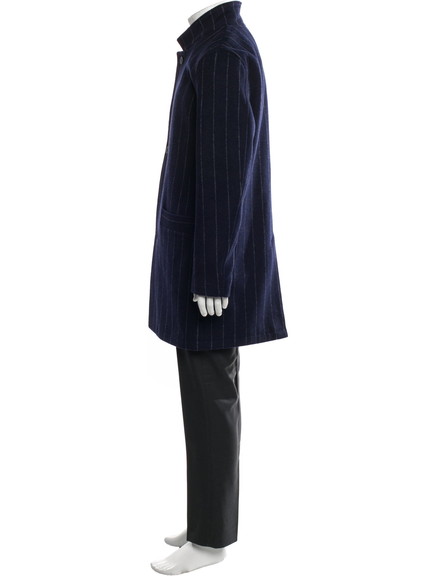 Han Kjøbenhavn Striped Overcoat