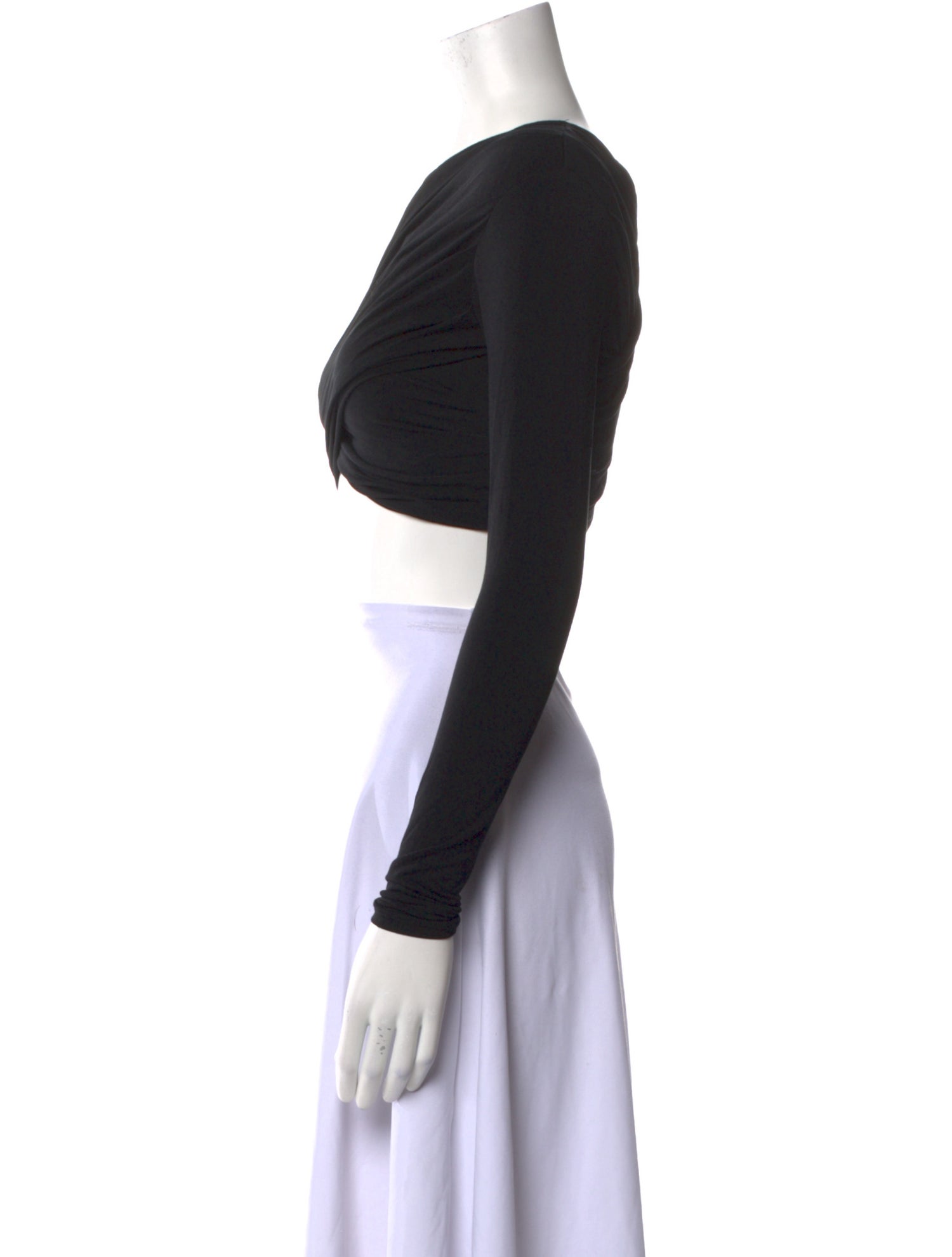 Han Kjøbenhavn V-Neck Long Sleeve Crop Top