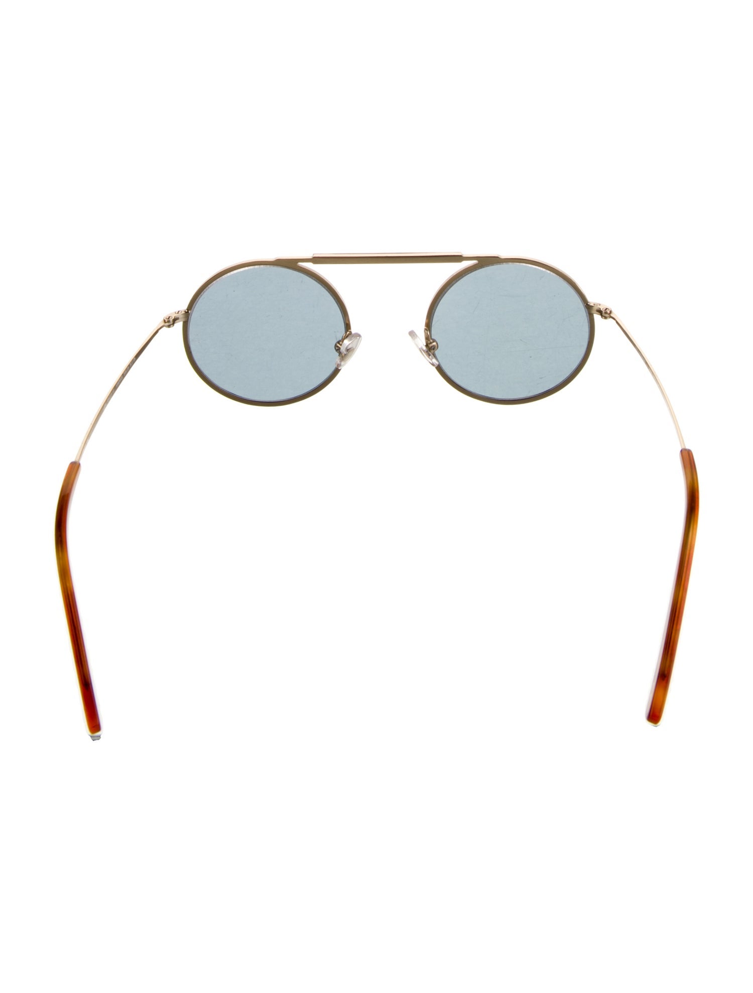 Han Kjøbenhavn Round Mirrored Sunglasses