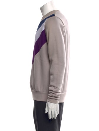 Han Kjøbenhavn Colorblock Pattern Crew Neck Sweatshirt