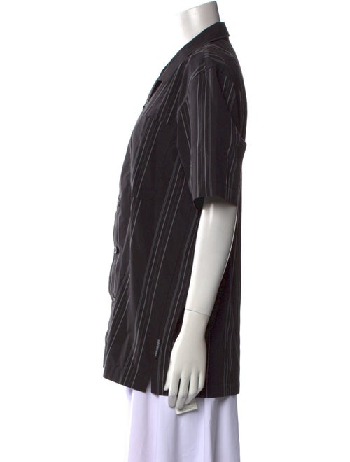 Han Kjøbenhavn Striped Short Sleeve Button-Up Top