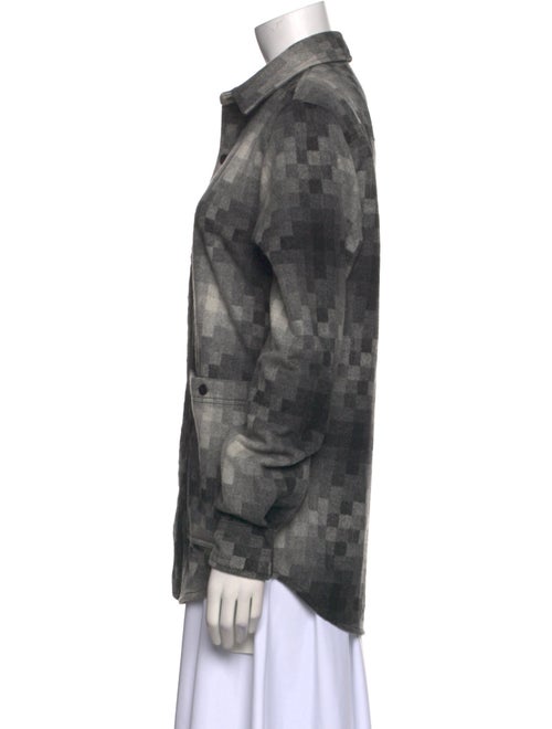 Han Kjøbenhavn Printed Long Sleeve Button-Up Top