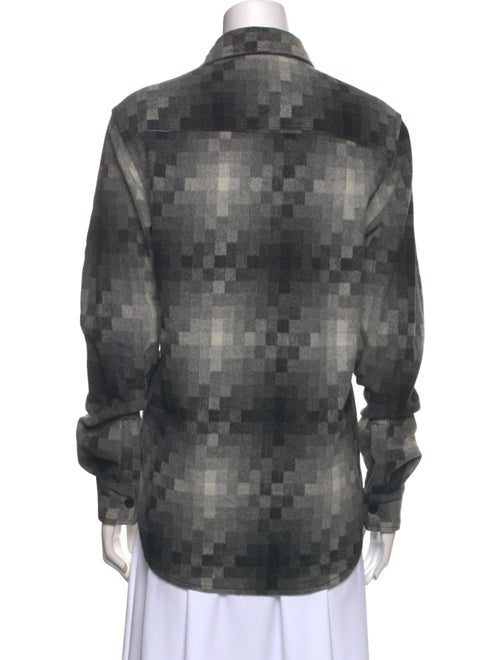 Han Kjøbenhavn Printed Long Sleeve Button-Up Top