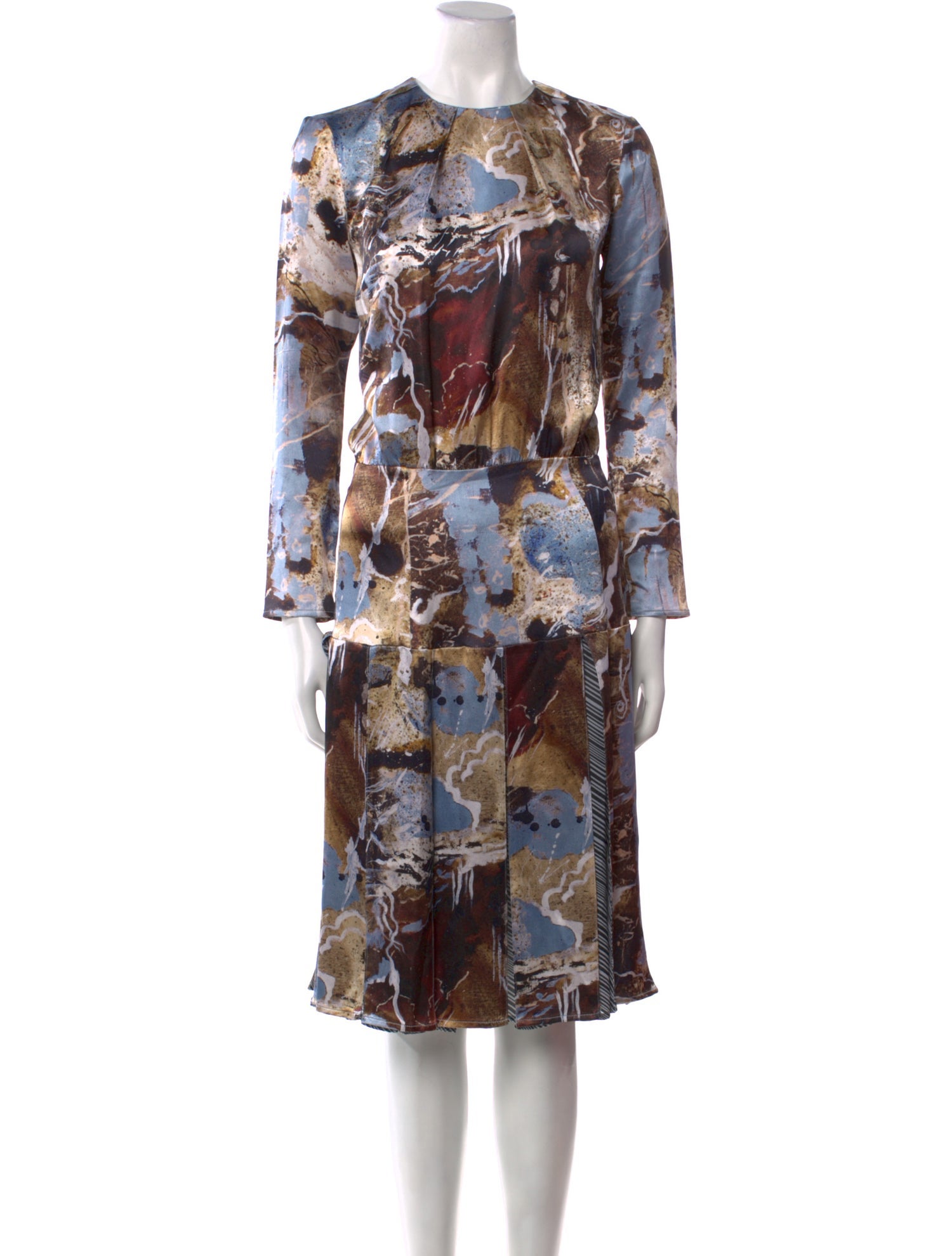 Hanley Mellon Printed Midi Length Dress w/ Tags