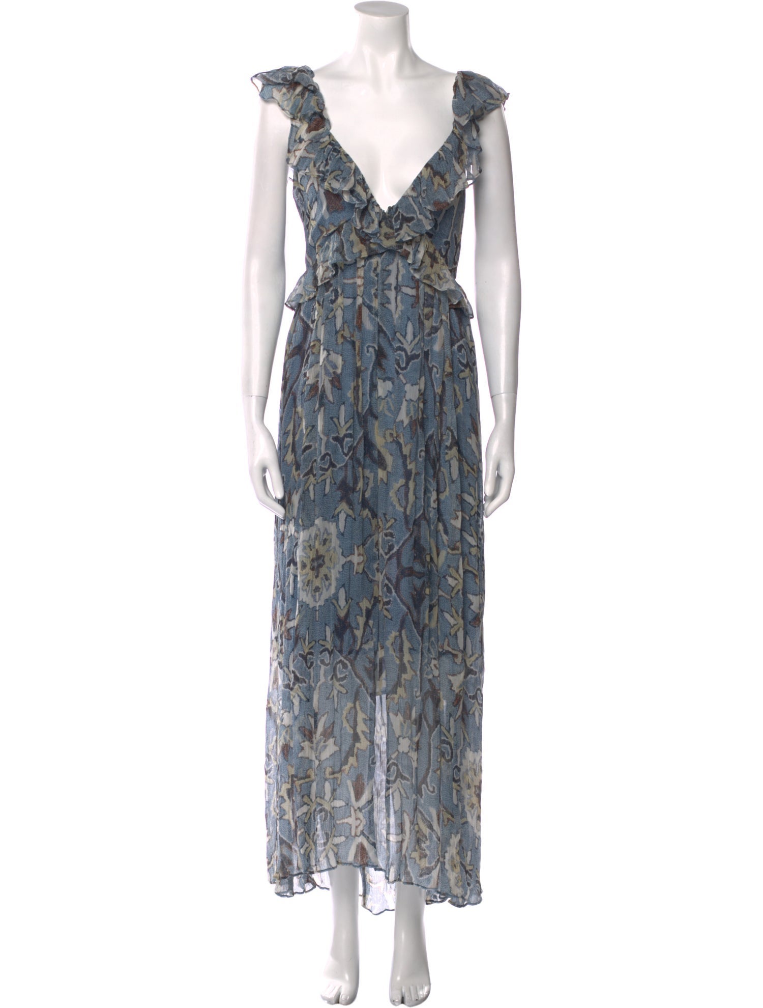 Hannah Artwear Printed Long Dress w/ Tags