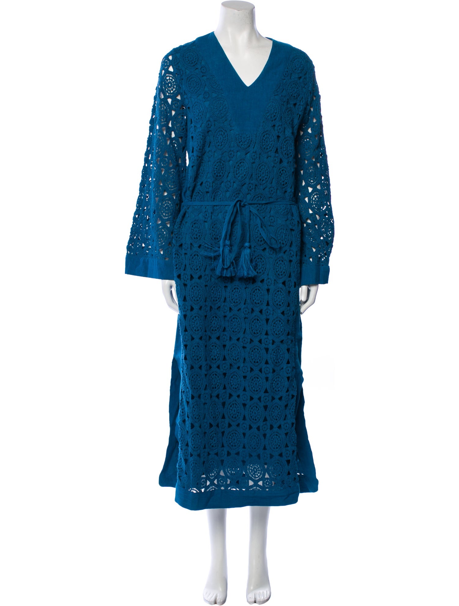 Hannah Artwear Lace Pattern Long Dress w/ Tags