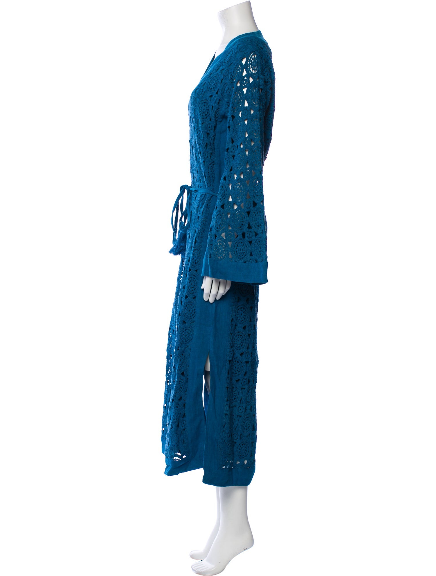 Hannah Artwear Lace Pattern Long Dress w/ Tags