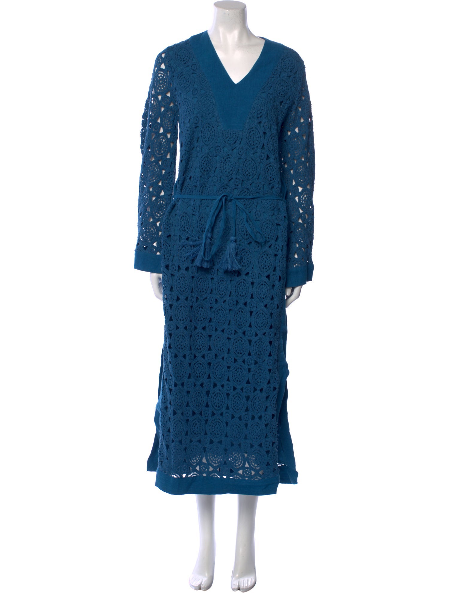 Hannah Artwear Lace Pattern Long Dress