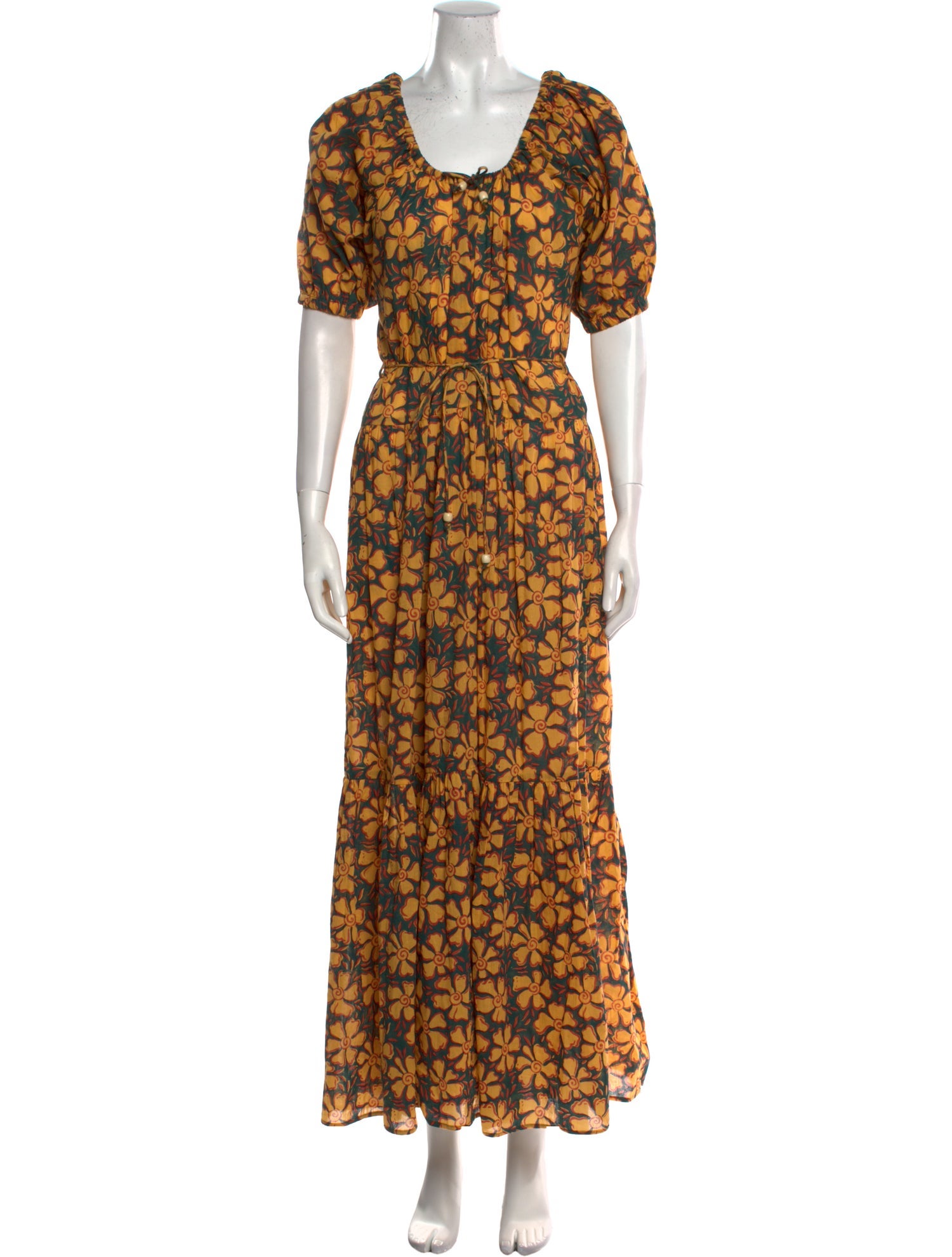 Hannah Artwear Floral Print Long Dress