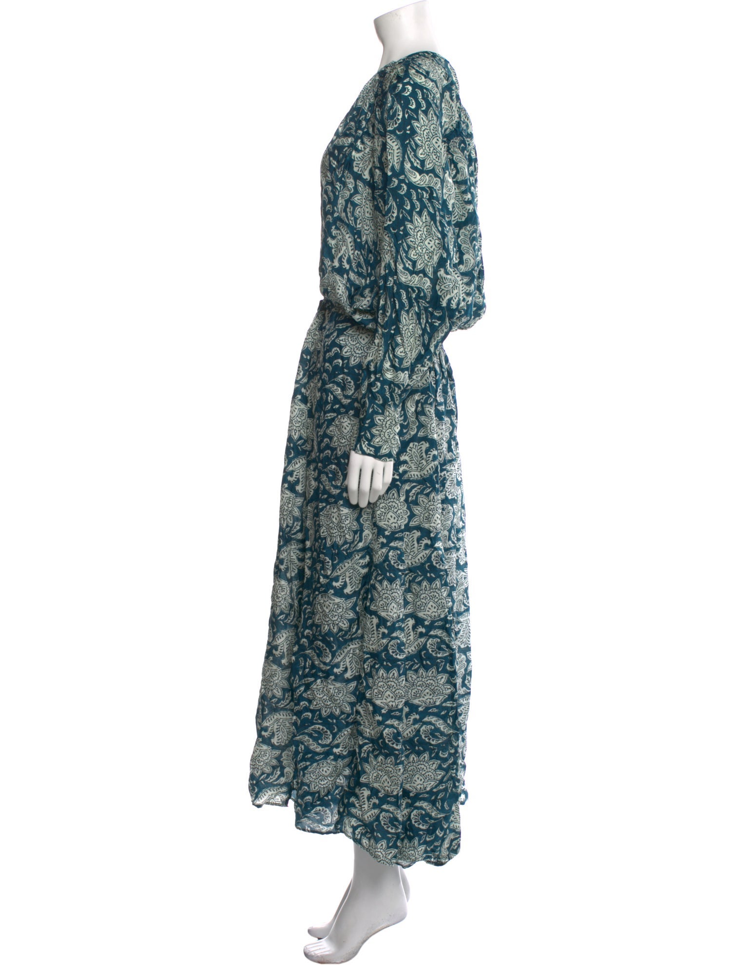 Hannah Artwear Silk Long Dress