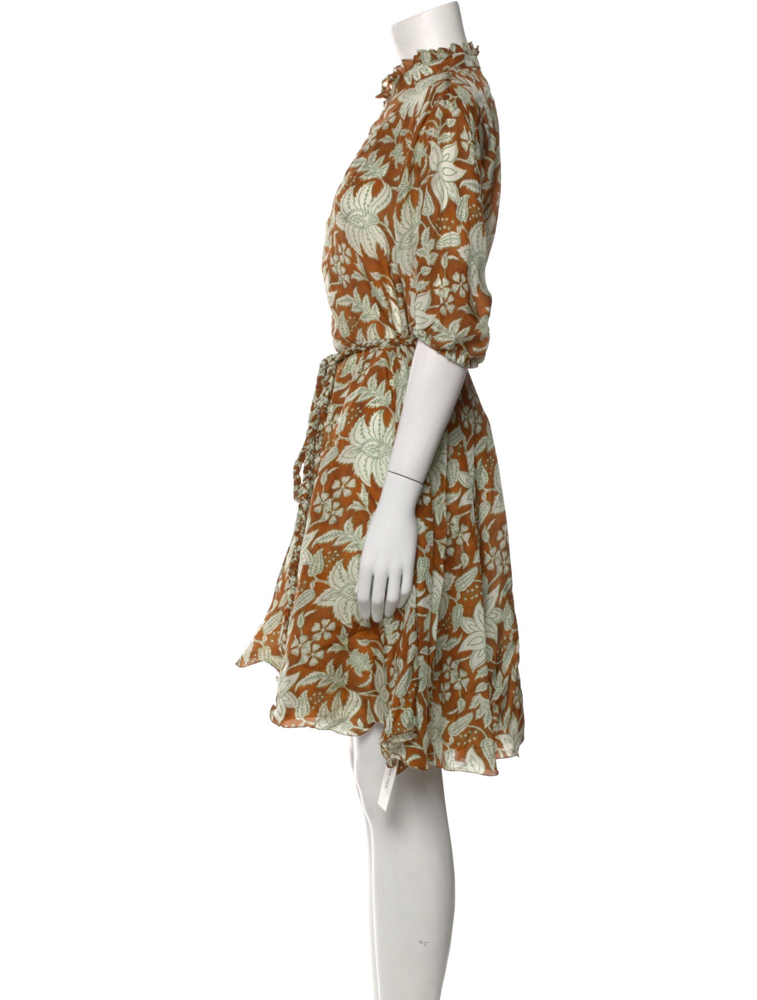 Hannah Artwear Silk Knee-Length Dress