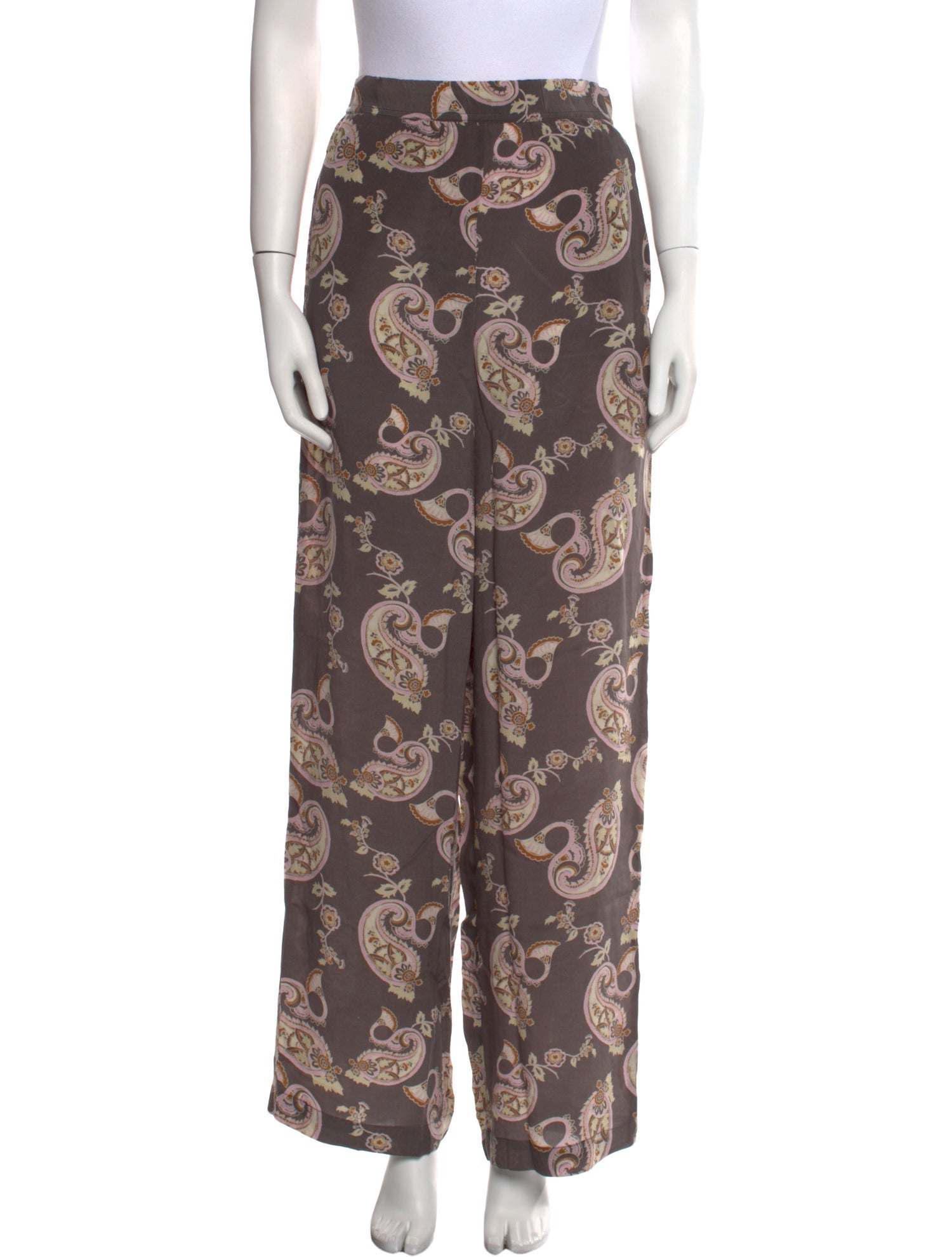 Hannah Artwear Floral Print Wide Leg Pants