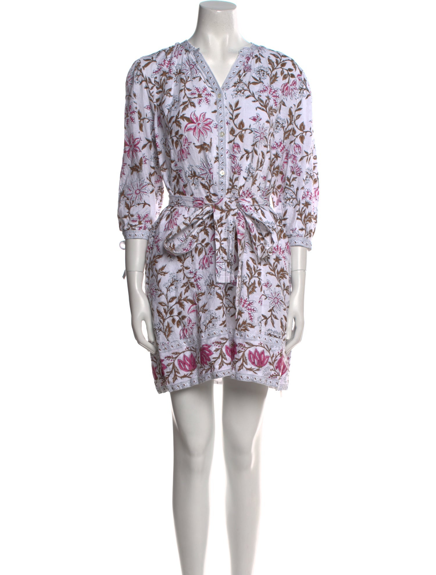 Hannah Artwear Linen Mini Dress