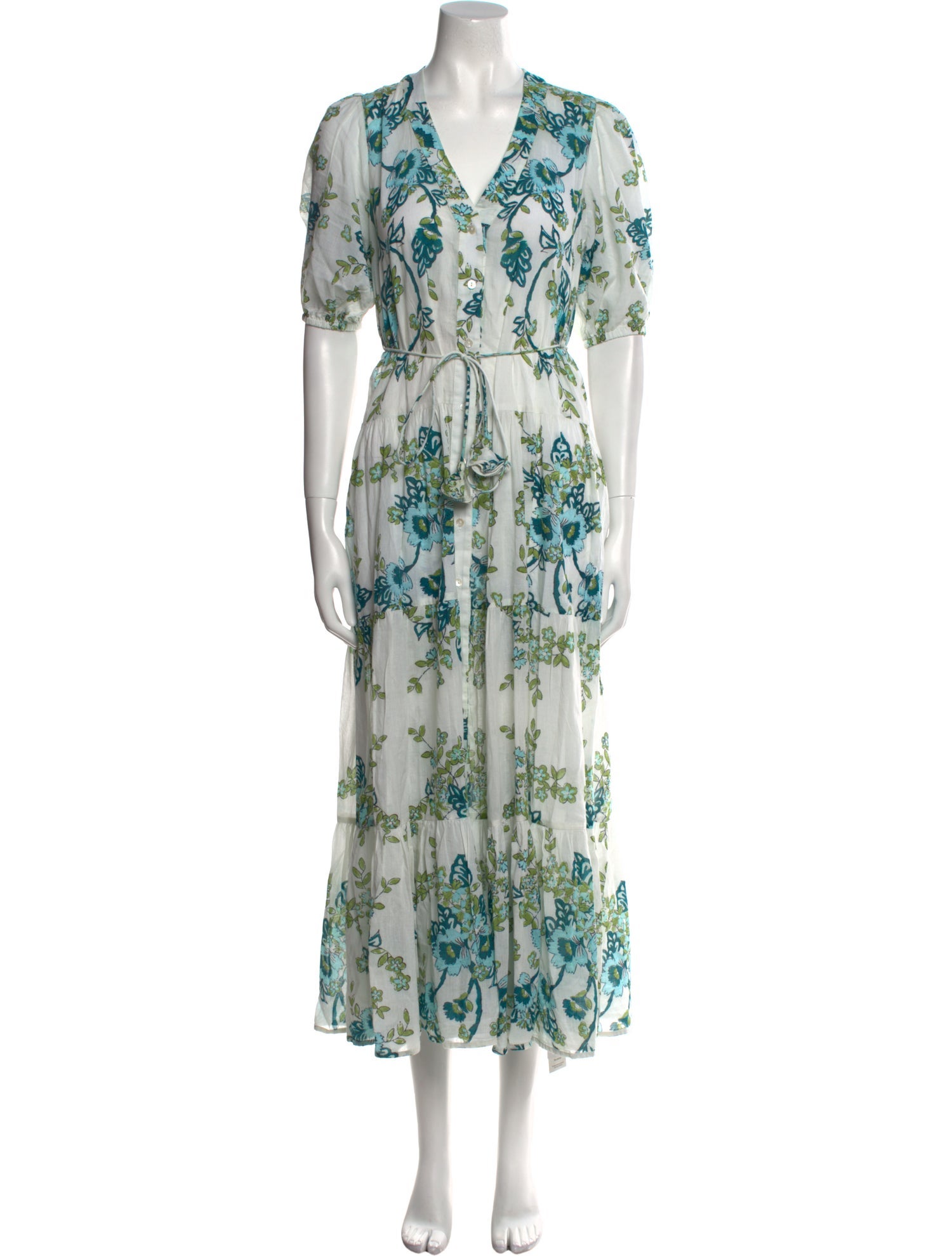 Hannah Artwear Floral Print Long Dress