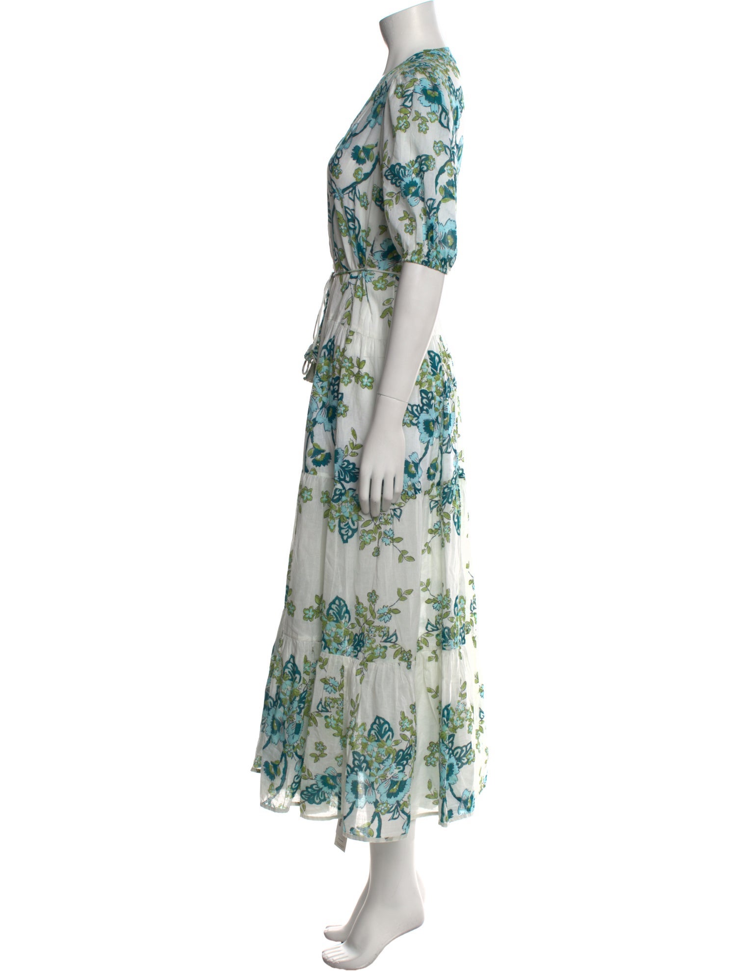Hannah Artwear Floral Print Long Dress