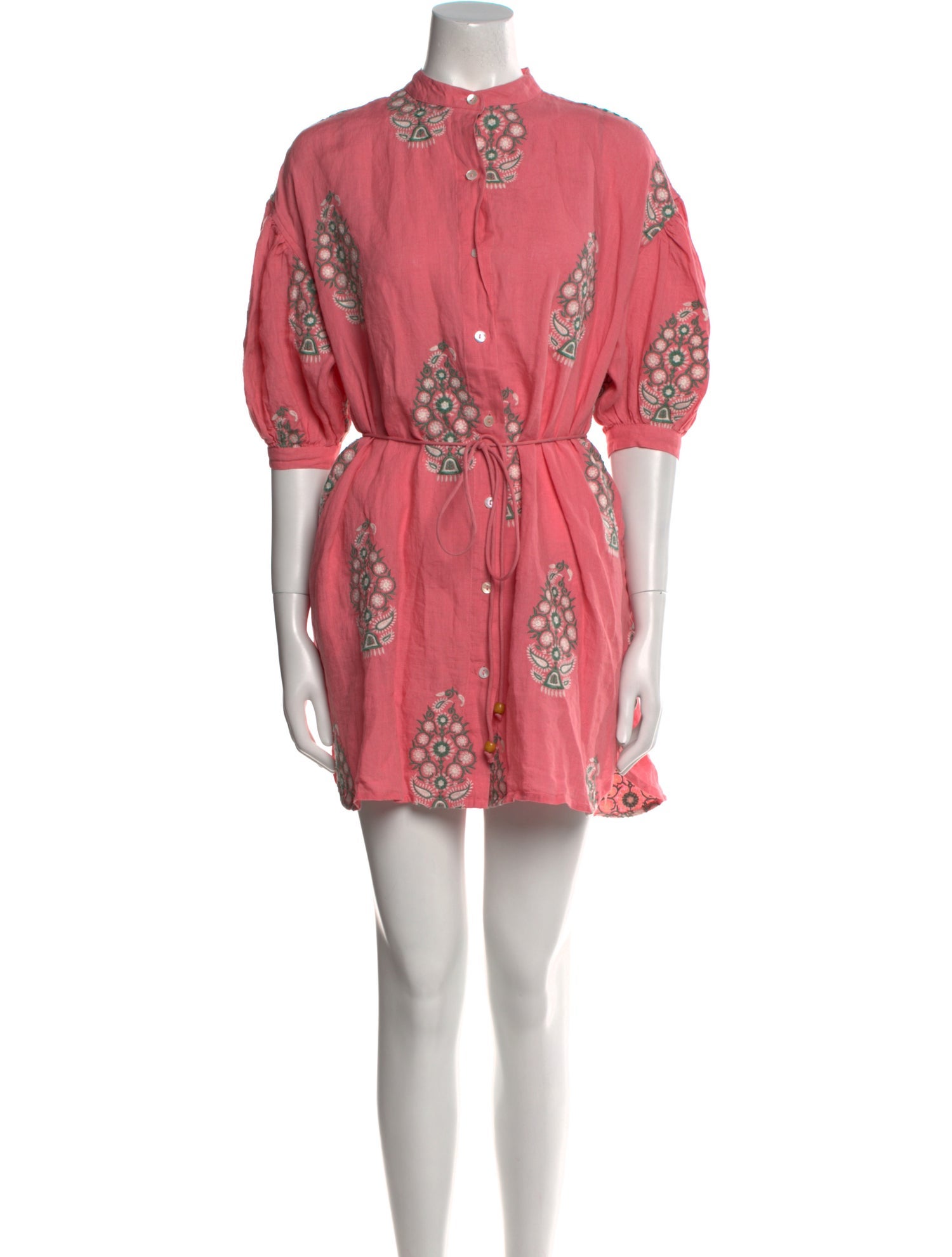 Hannah Artwear Linen Mini Dress