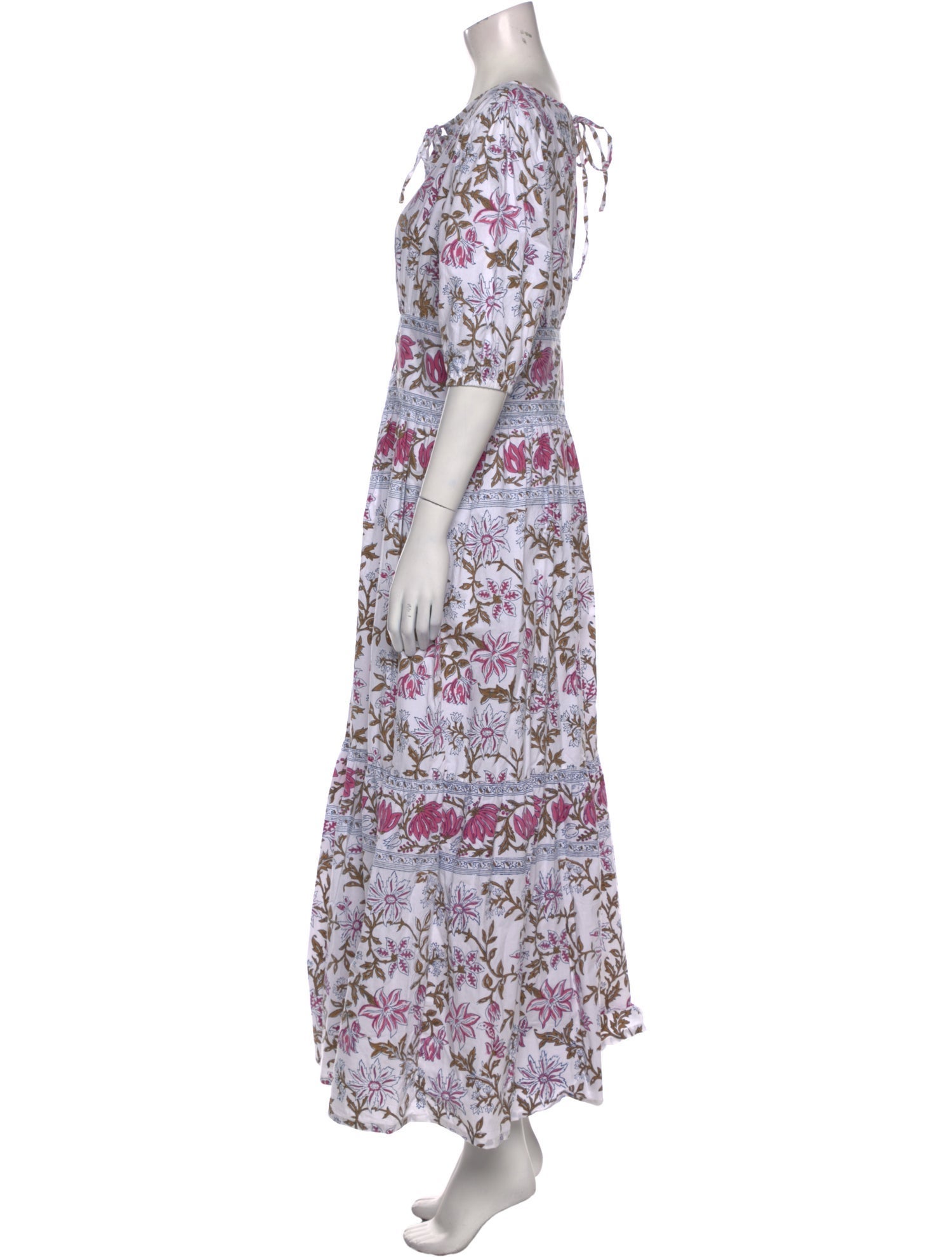 Hannah Artwear Floral Print Long Dress