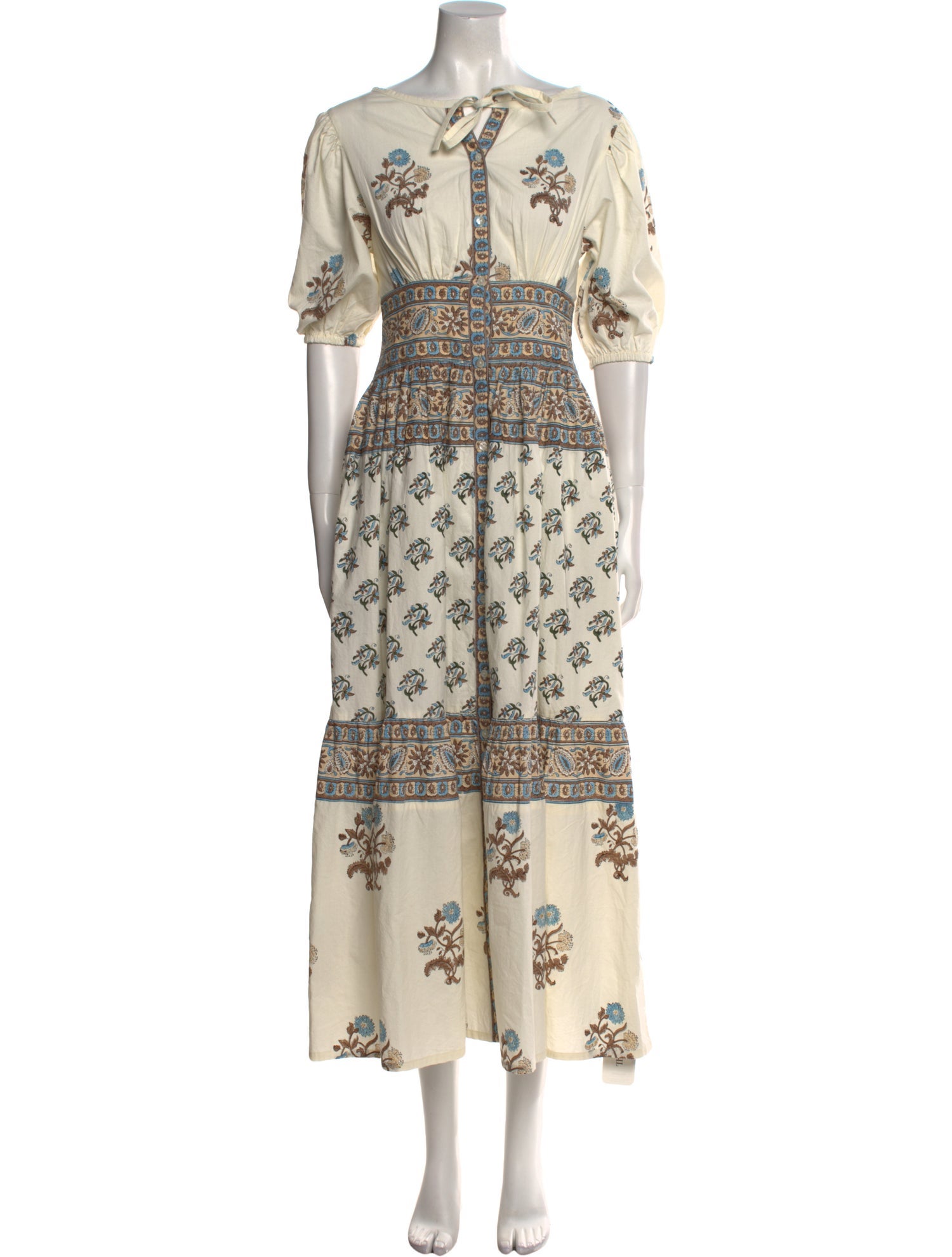 Hannah Artwear Floral Print Long Dress