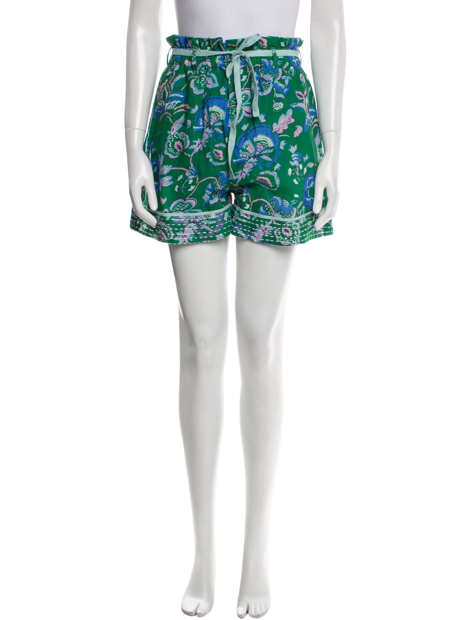 Hannah Artwear Linen Mini Shorts