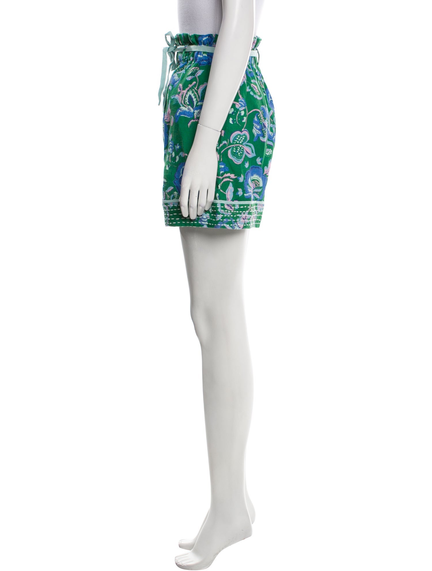 Hannah Artwear Linen Mini Shorts