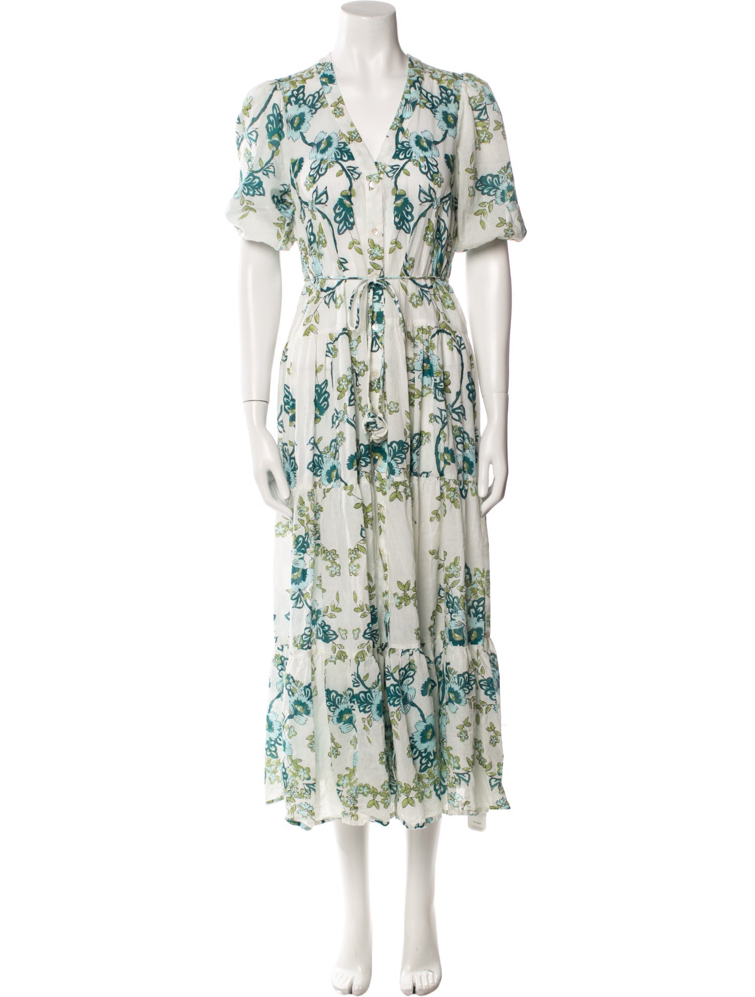 Hannah Artwear Floral Print Long Dress