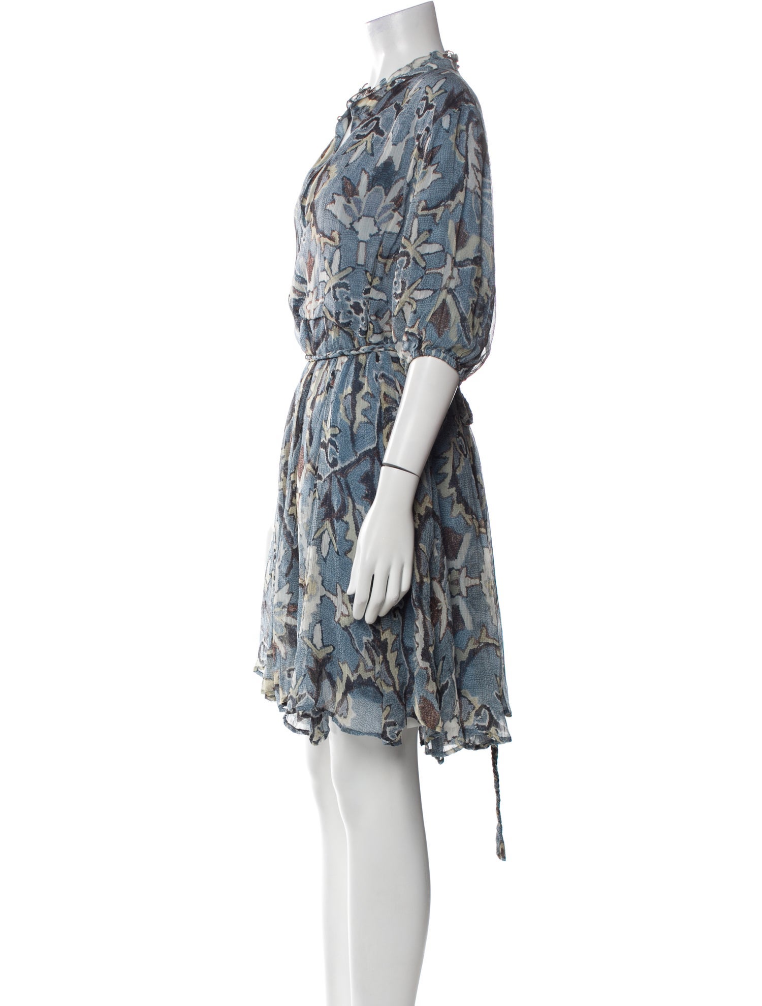 Hannah Artwear Printed Knee-Length Dress