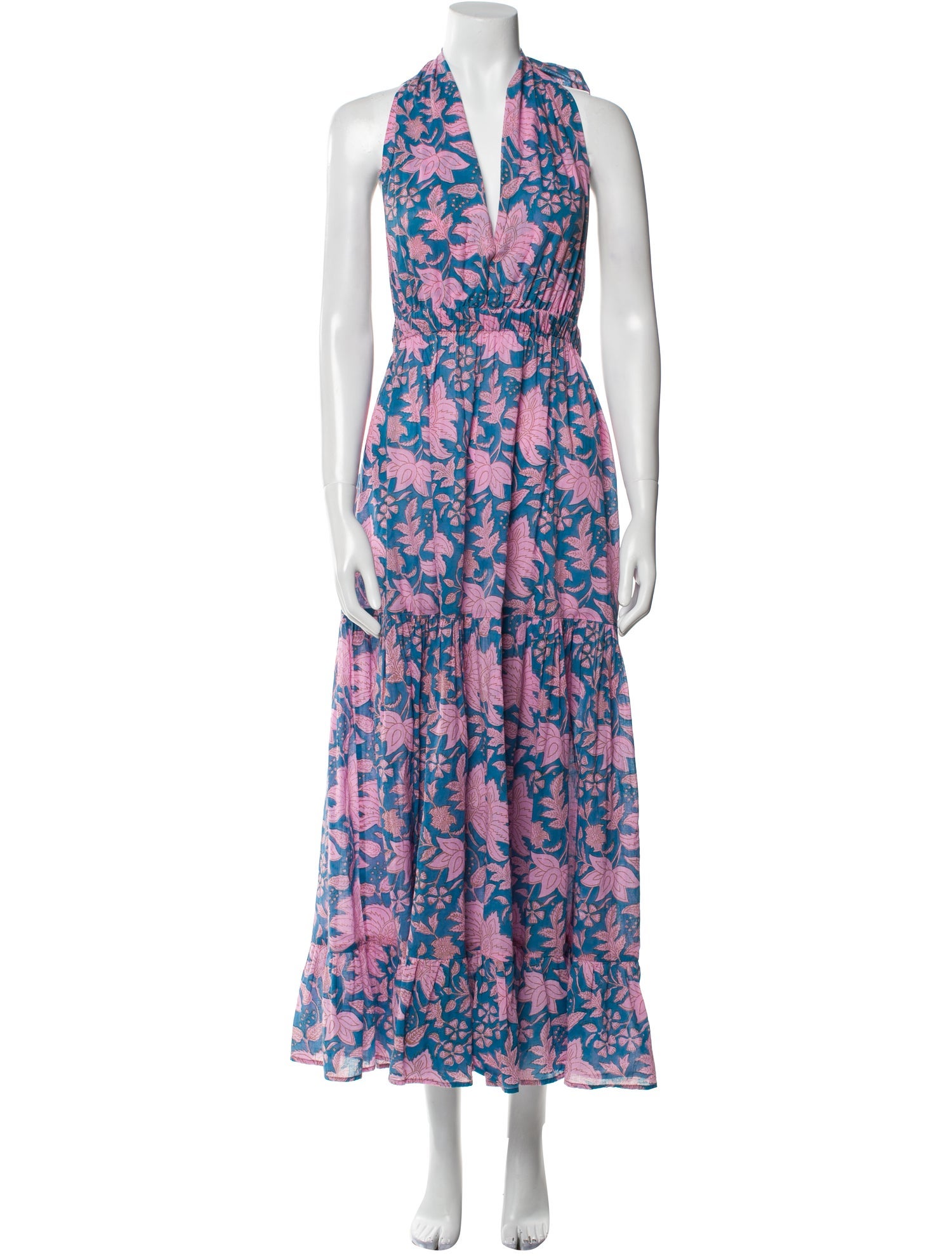 Hannah Artwear Floral Print Long Dress