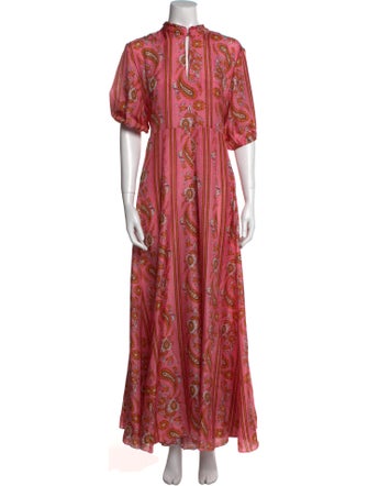 Hannah Artwear Silk Long Dress