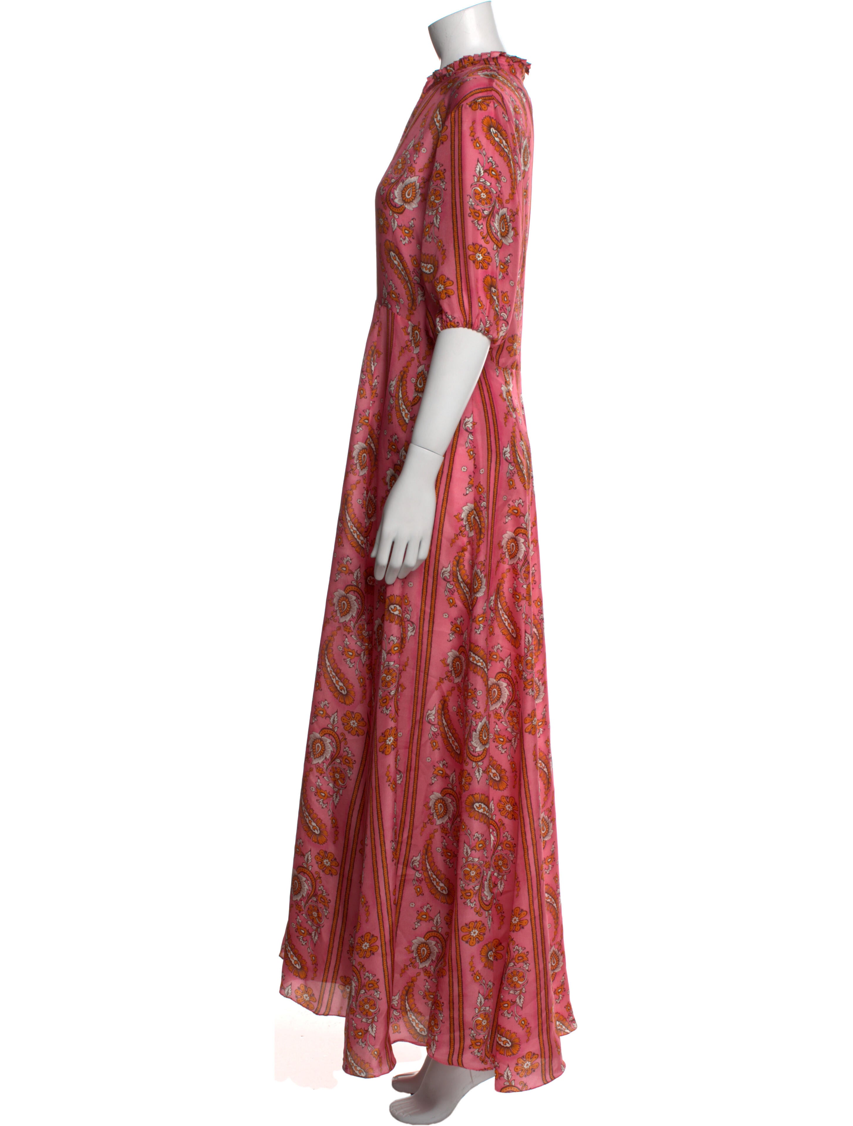 Hannah Artwear Silk Long Dress