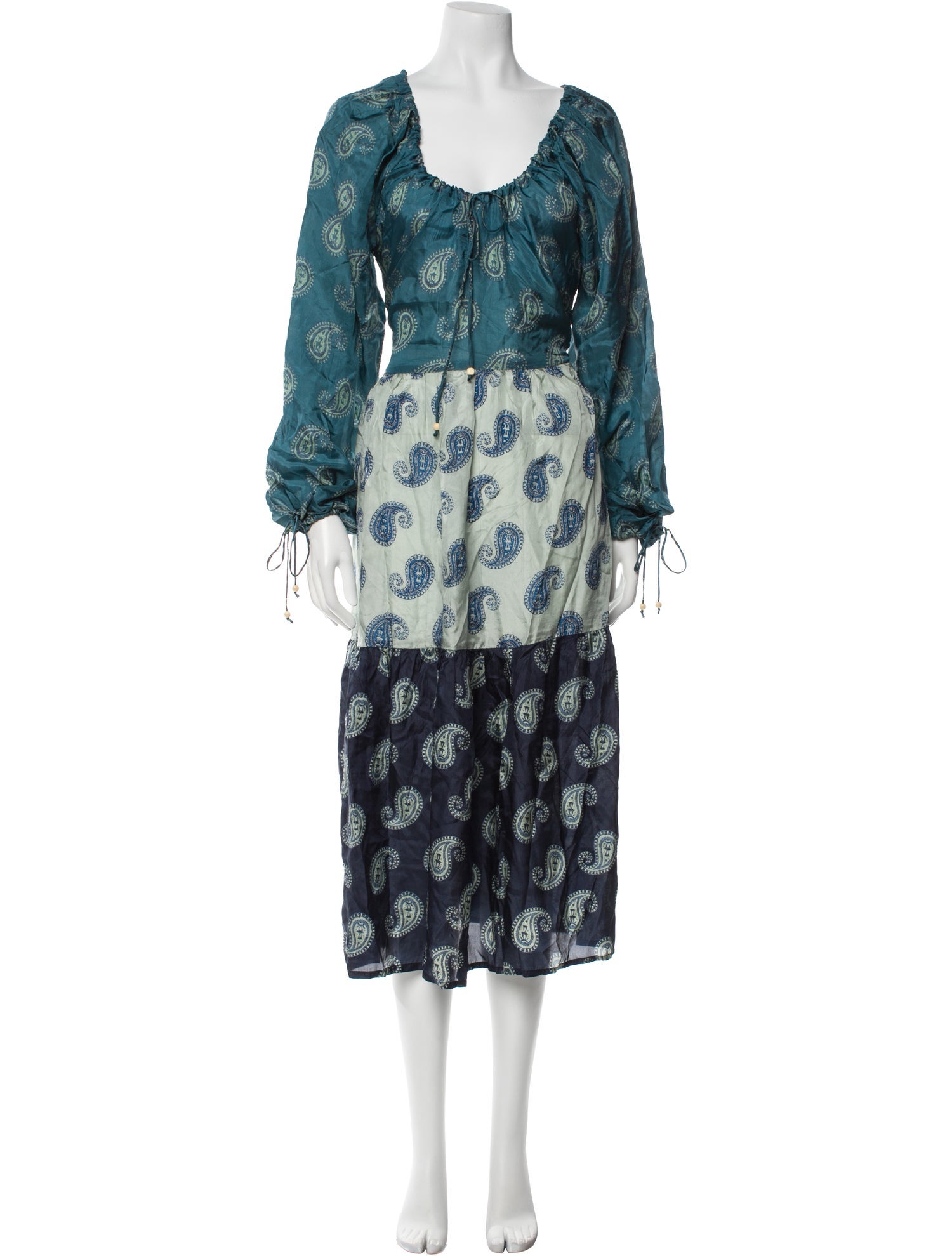 Hannah Artwear Silk Midi Length Dress