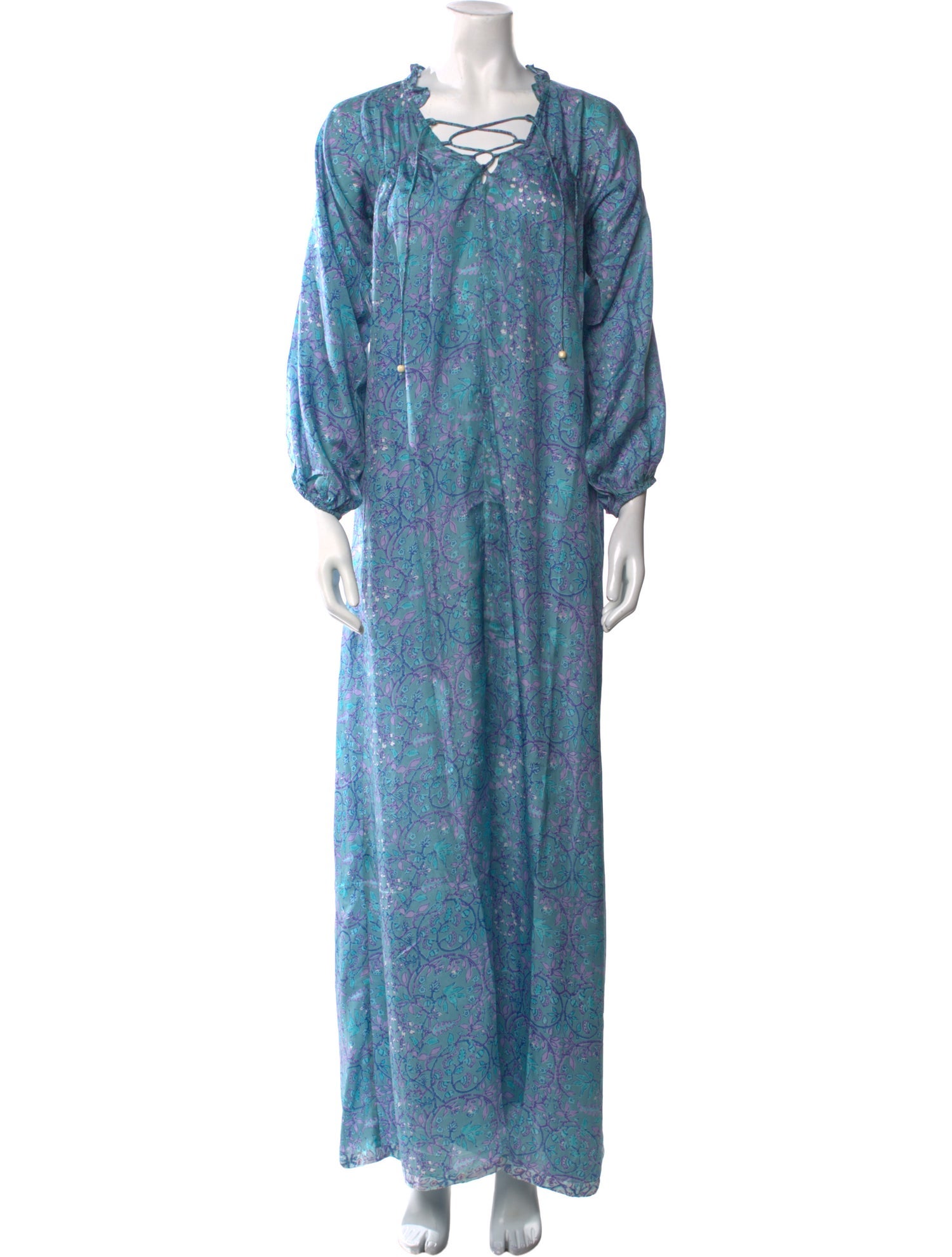 Hannah Artwear Silk Long Dress w/ Tags