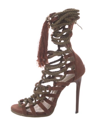 Hanifa Tassel Accents Gladiator Sandals
