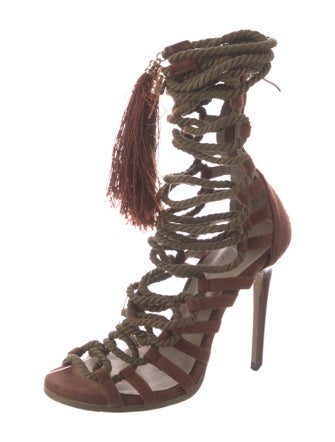 Hanifa Tassel Accents Gladiator Sandals