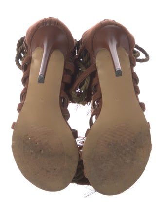 Hanifa Tassel Accents Gladiator Sandals