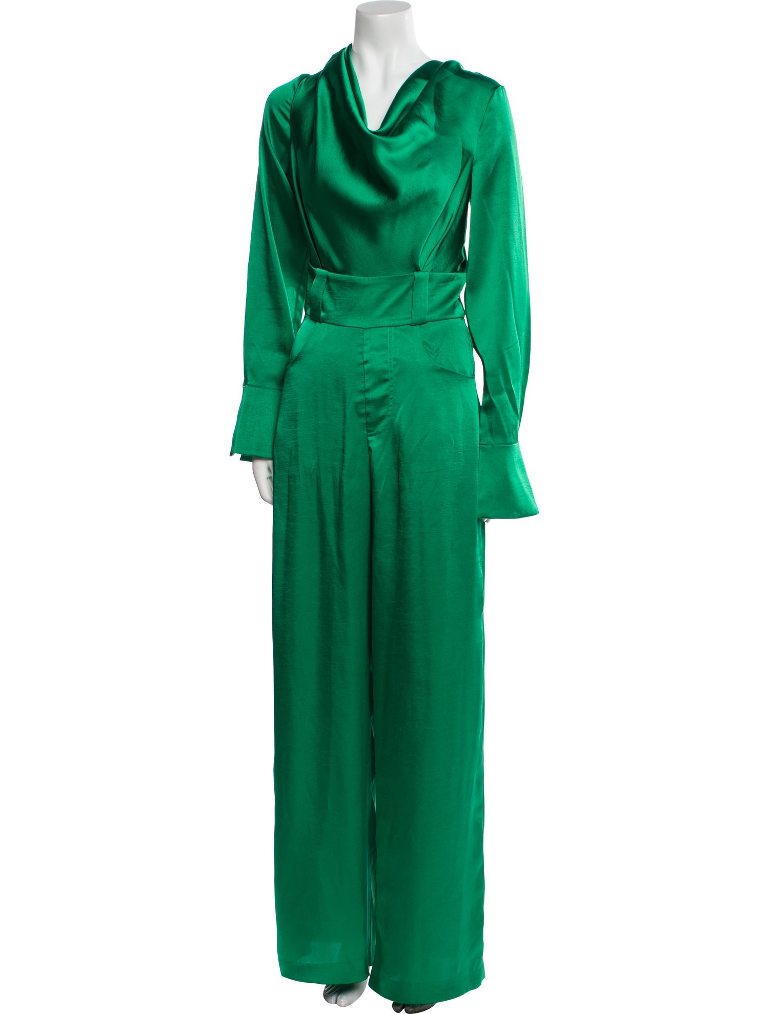 Hanifa Cowl Neck Jumpsuit