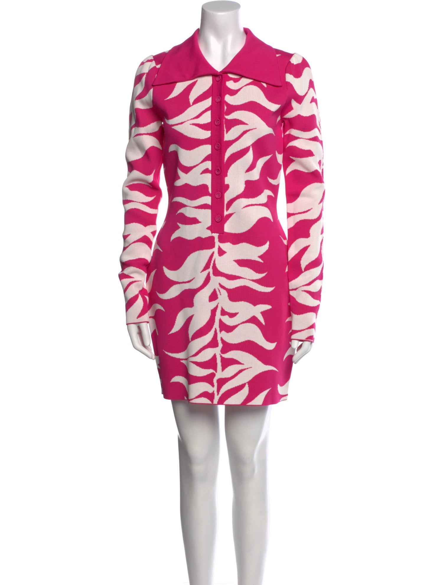 Hanifa Animal Print Mini Dress