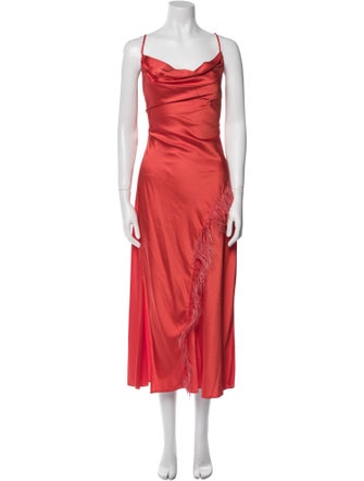 Hanifa Cowl Neck Long Dress