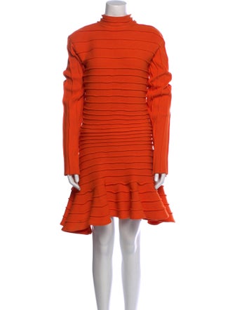 Hanifa Turtleneck Knee-Length Dress