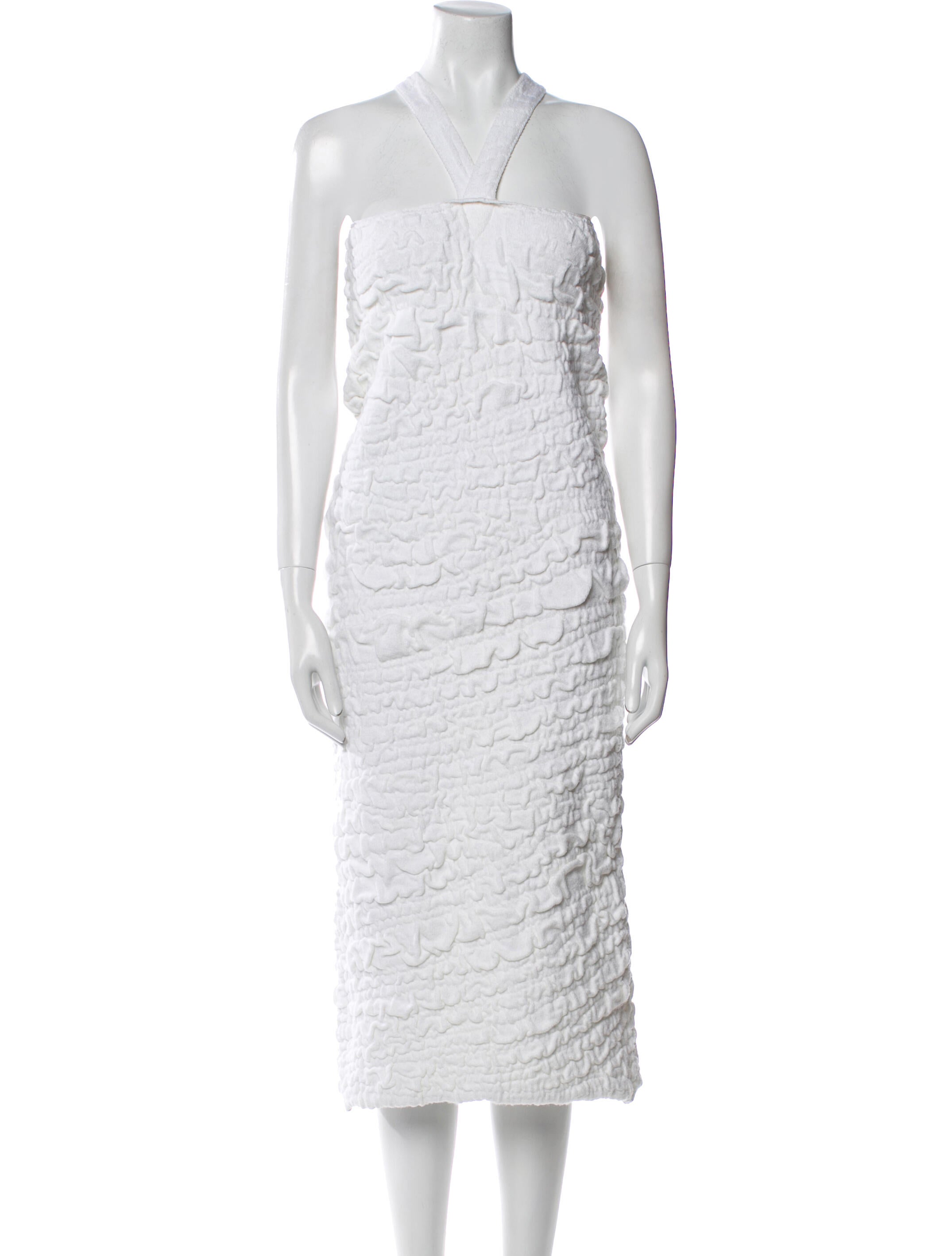 Hanifa Halterneck Knee-Length Dress w/ Tags