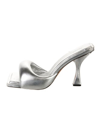 Hanifa Leather Slides