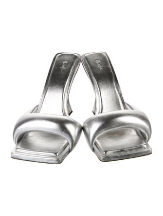 Hanifa Leather Slides