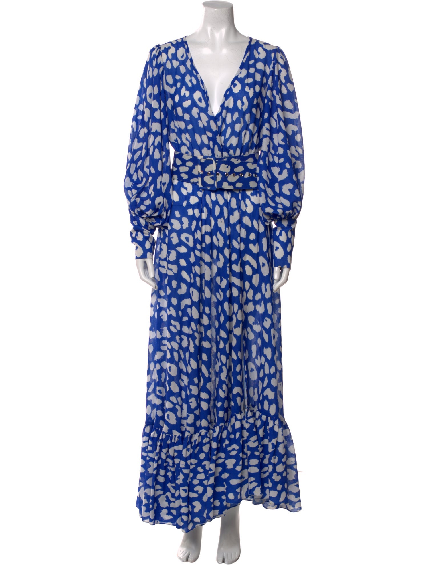 Hanifa Printed Long Dress